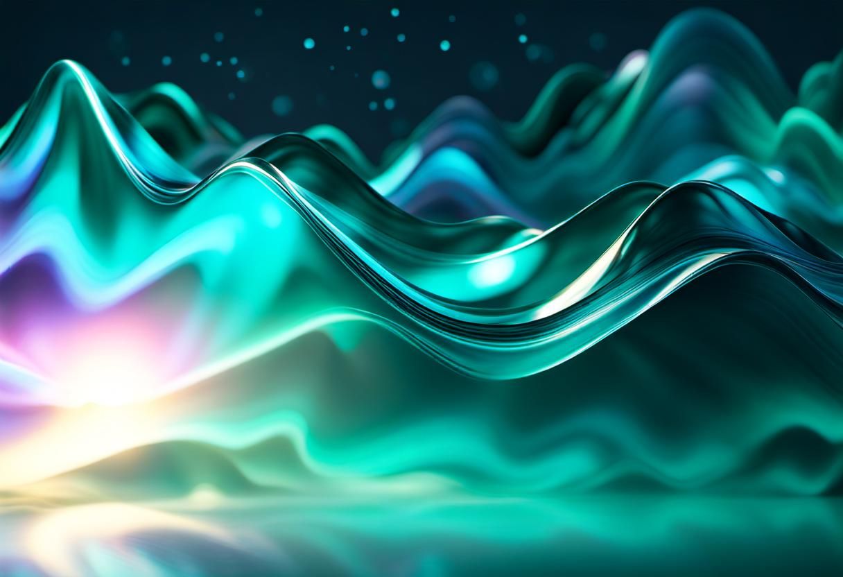 Ethereal Glass Prism with Moonlight Reflections