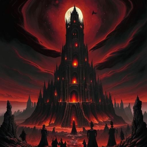 Dark Magic Tower Protecting Lost Souls