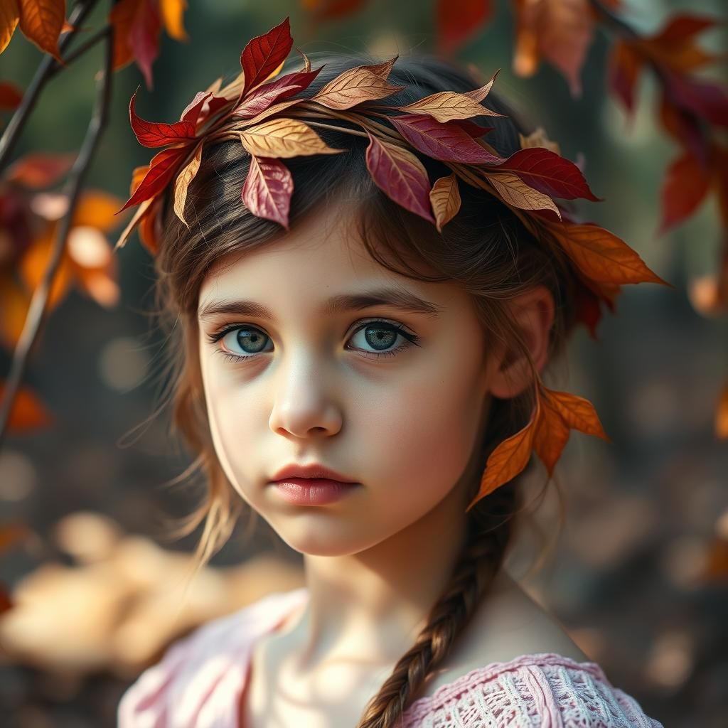 Autumnal Beauty in Dreamlike Forest