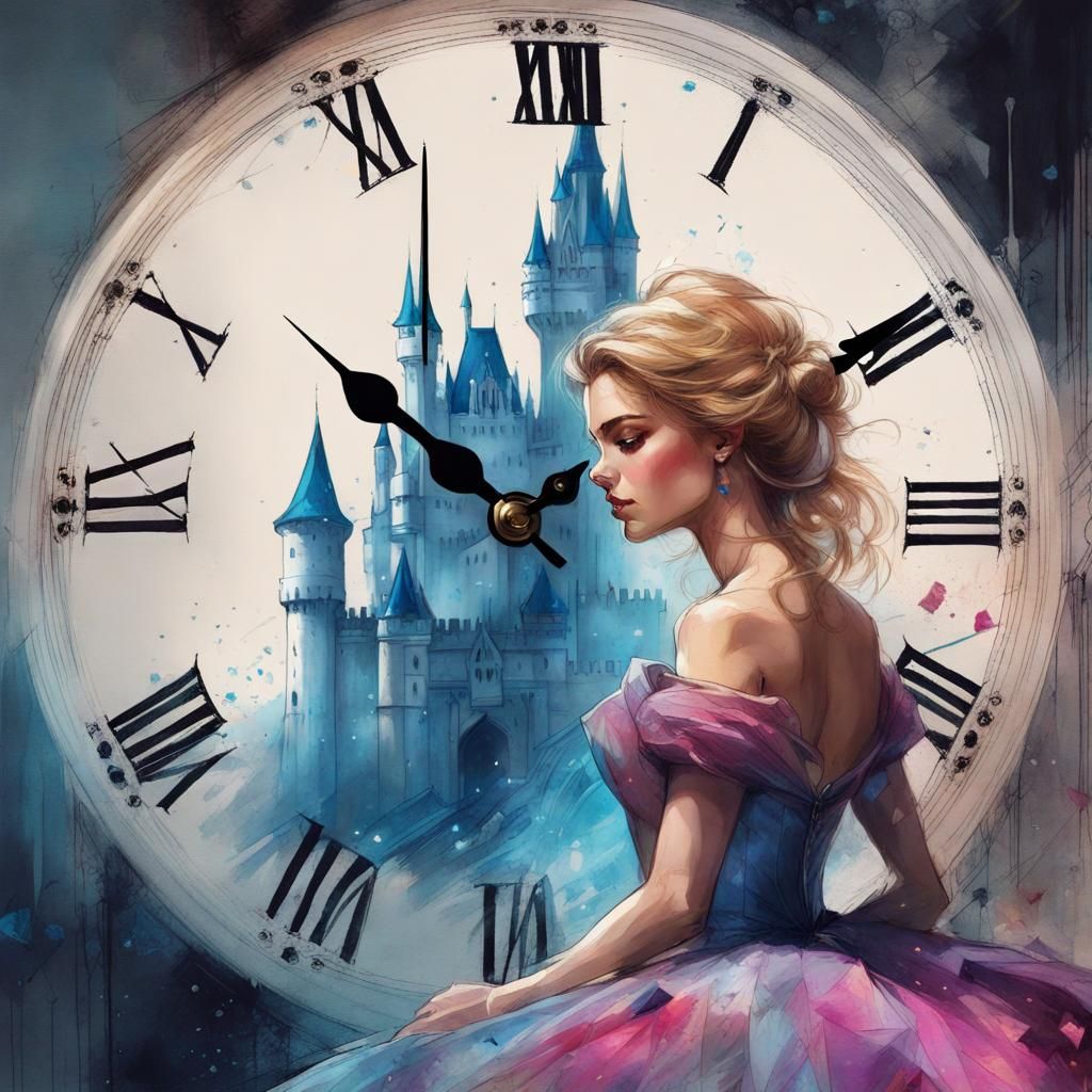 Cinderella in a Crystal Castle: Cinematic Portrait