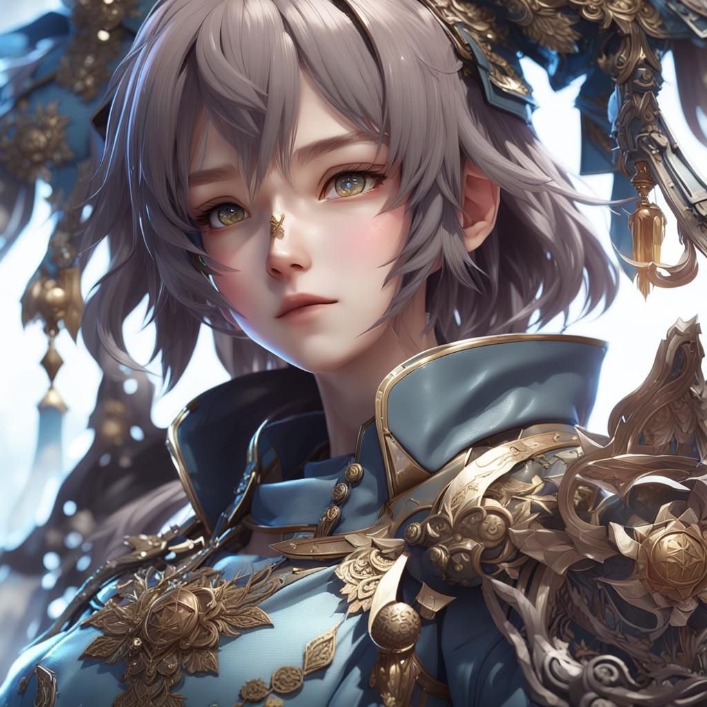 Genshin Impact Concept Art in Anime Style