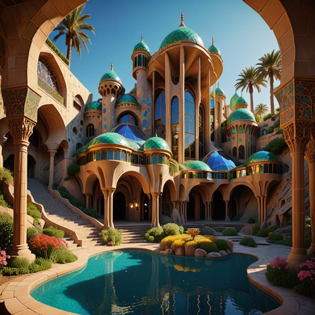 Dreamscapes of Gaudian Futurism