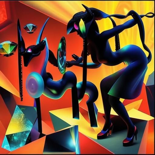 Psychedelic Fractal Gems in Technicolor 3D