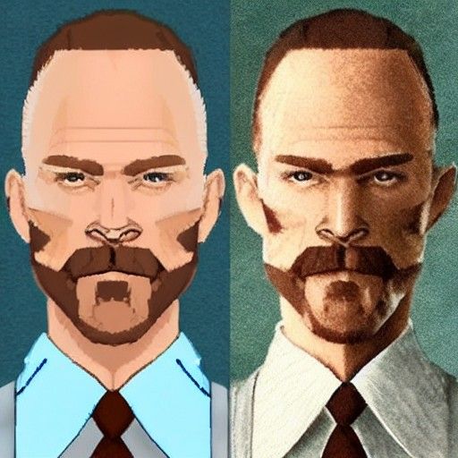 Eerie Doppelganger Image