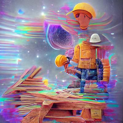 Bob the Builder in Cosmic Astral Hologram