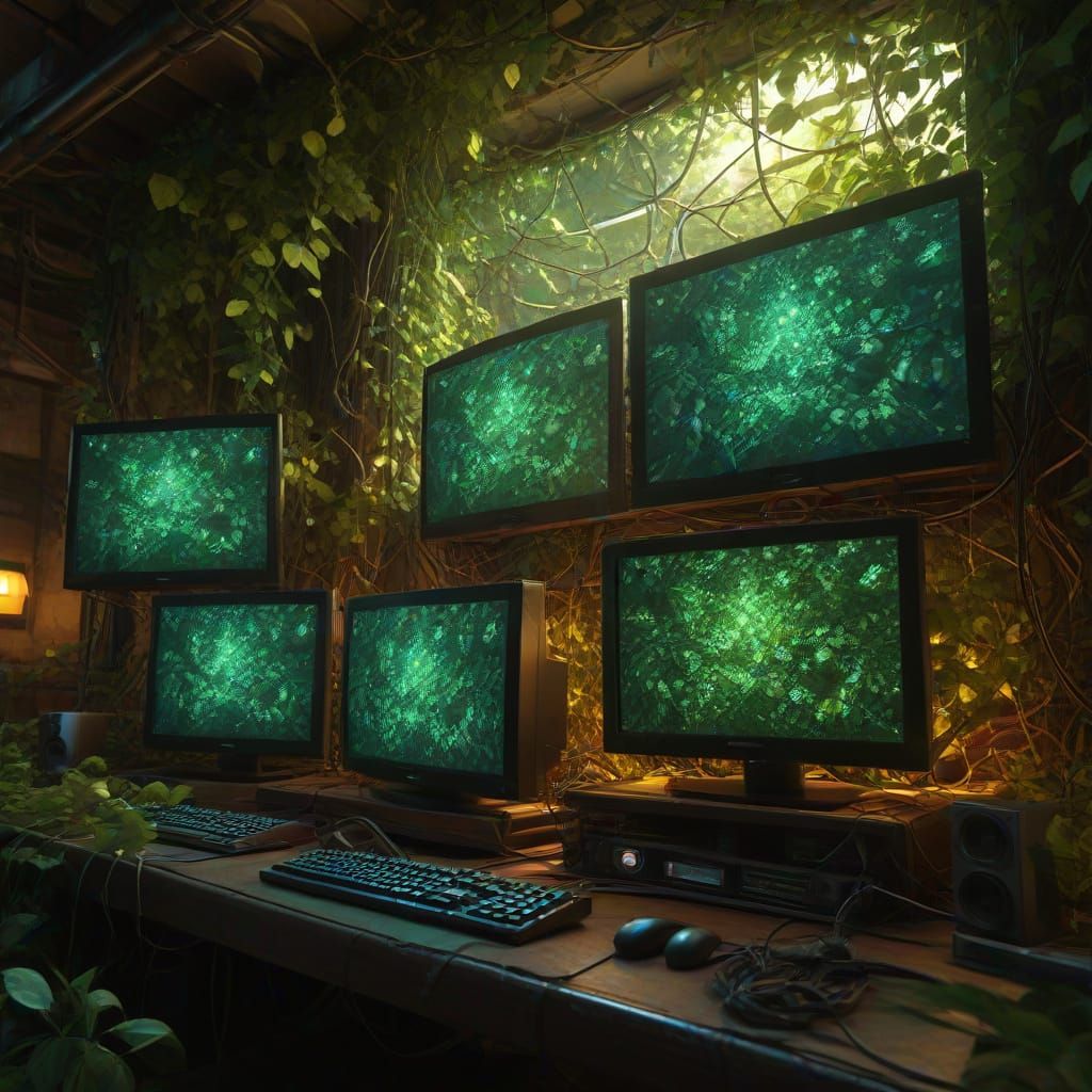 Fantasy Concept Art: Tech Grows on Vines
