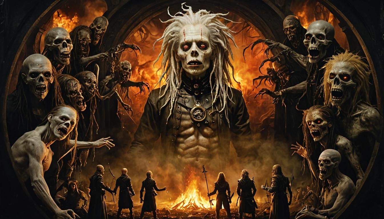 Albino Leper Messiah in Gothic Steampunk Wonderland