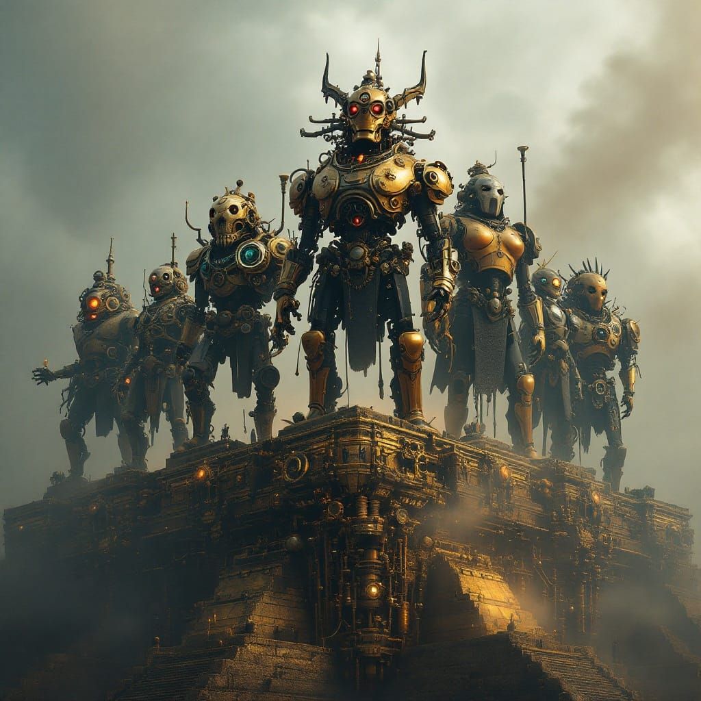 Steampunk Automatons of the Seven Deadly Sins