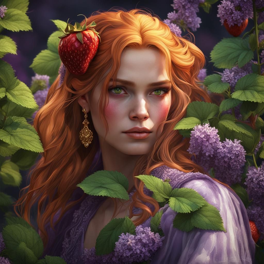 Gothic Beauty with Green Eyes: A Dark Fantasy Masterpiece