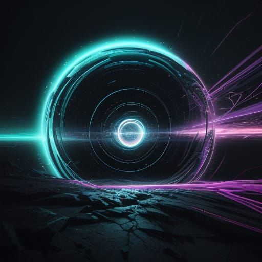 Cosmic Vortex of Neon Eternity