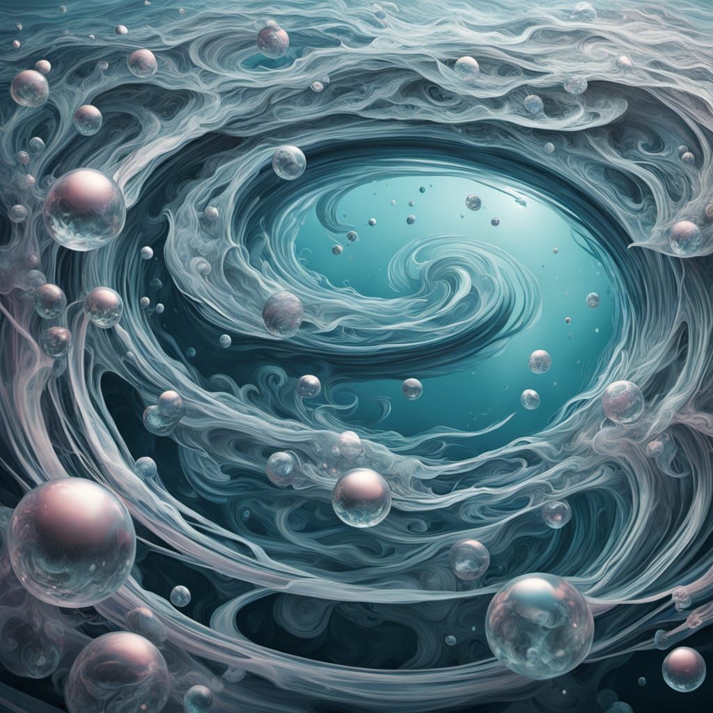 Four Dimensional Water: A Surreal, Iridescent Dream