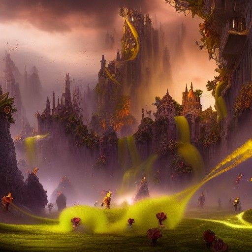 Lemonade Tornado: Detailed Matte Painting in Unreal Engine