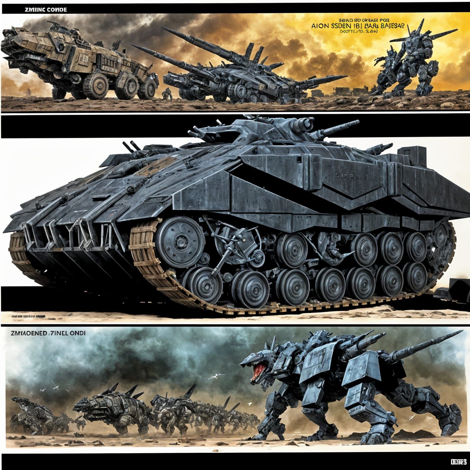 Mechanized Warriors Clash in Epic Battle