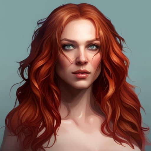 Radiant Celtic Beauty Portrait in Hyperdetailed Style