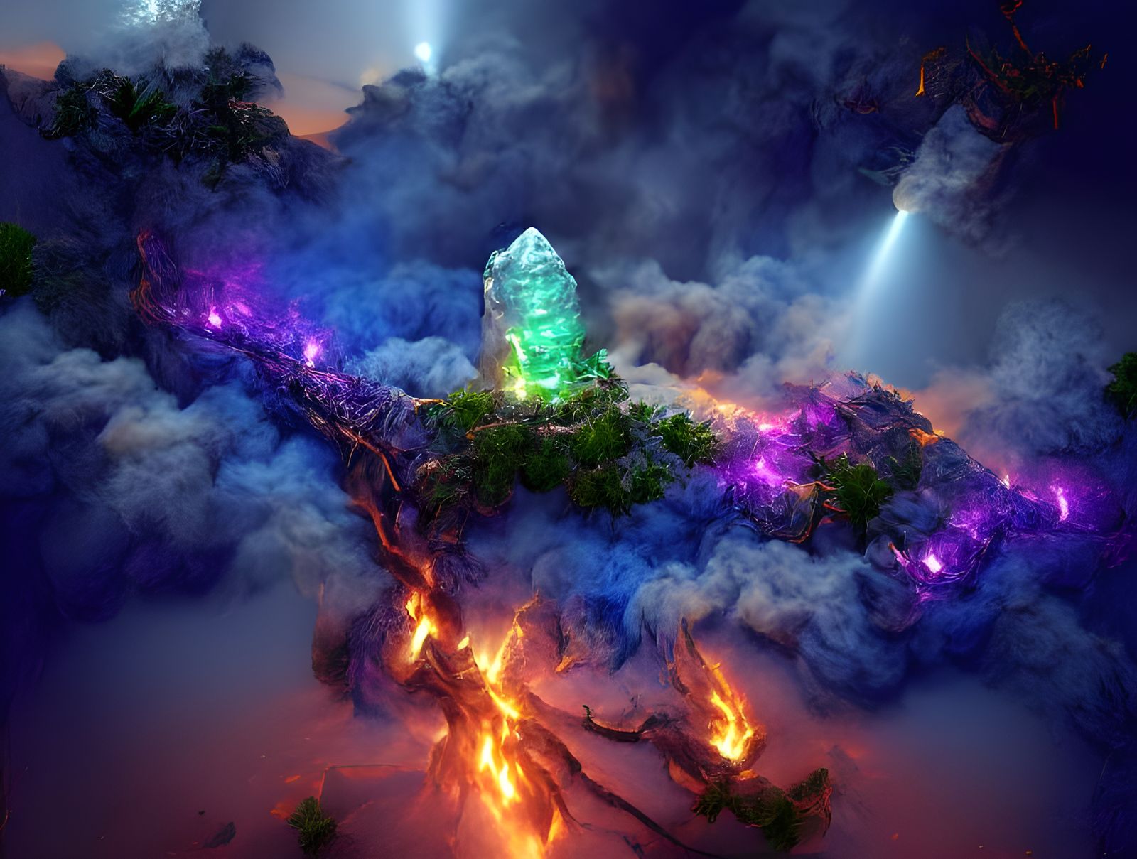 Investigating the giant energy crystal