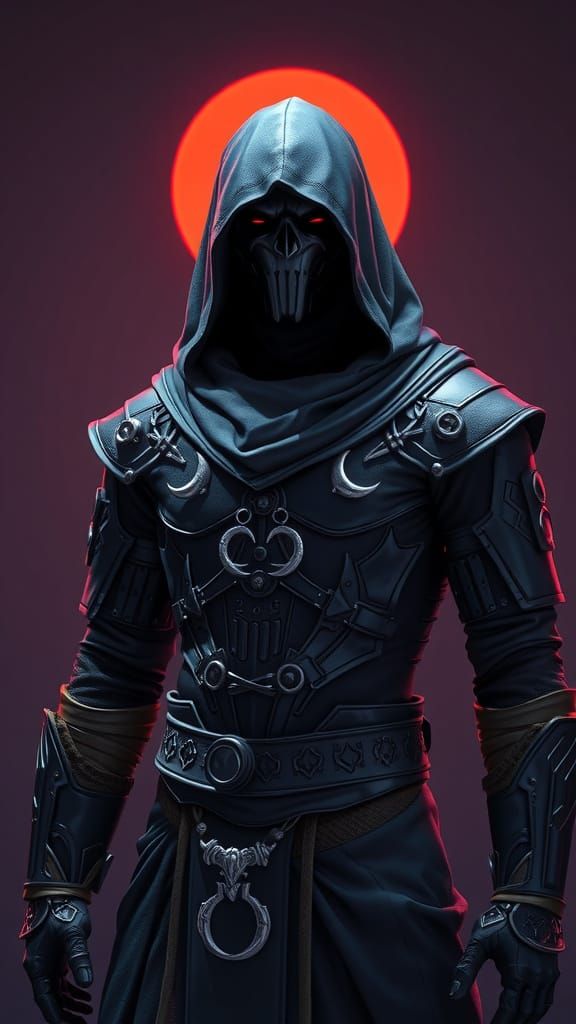 Dark Fantasy Warrior in Soulbourne Rogue Armor