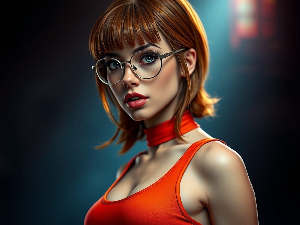 Sultry Velma Dazzles in Moody Gothic Elegance