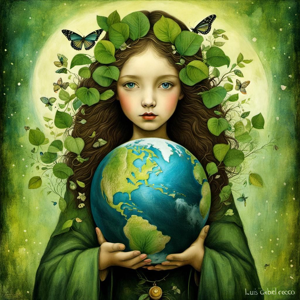 Earth Day Celebration in Whimsical Artistic Styles