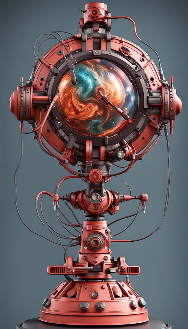 Cosmic Interconnection: Abstract Digital Art of Starstuff