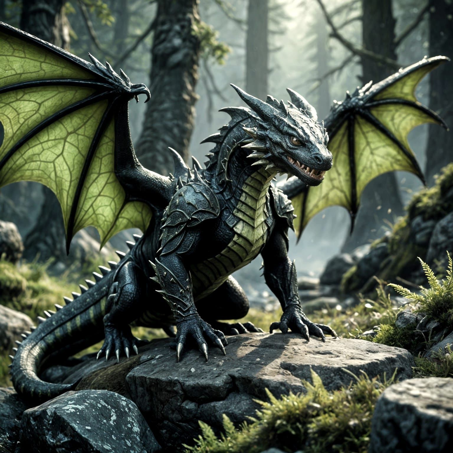 Dragon of the Emerald Night