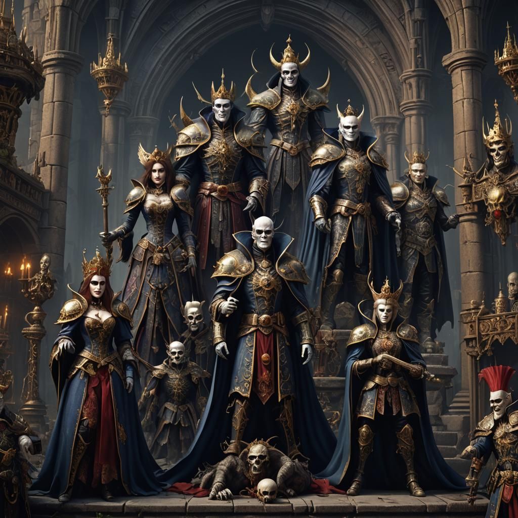 Warhammer Vampire Counts: Royal Beauty in Detailed Matte Pai...