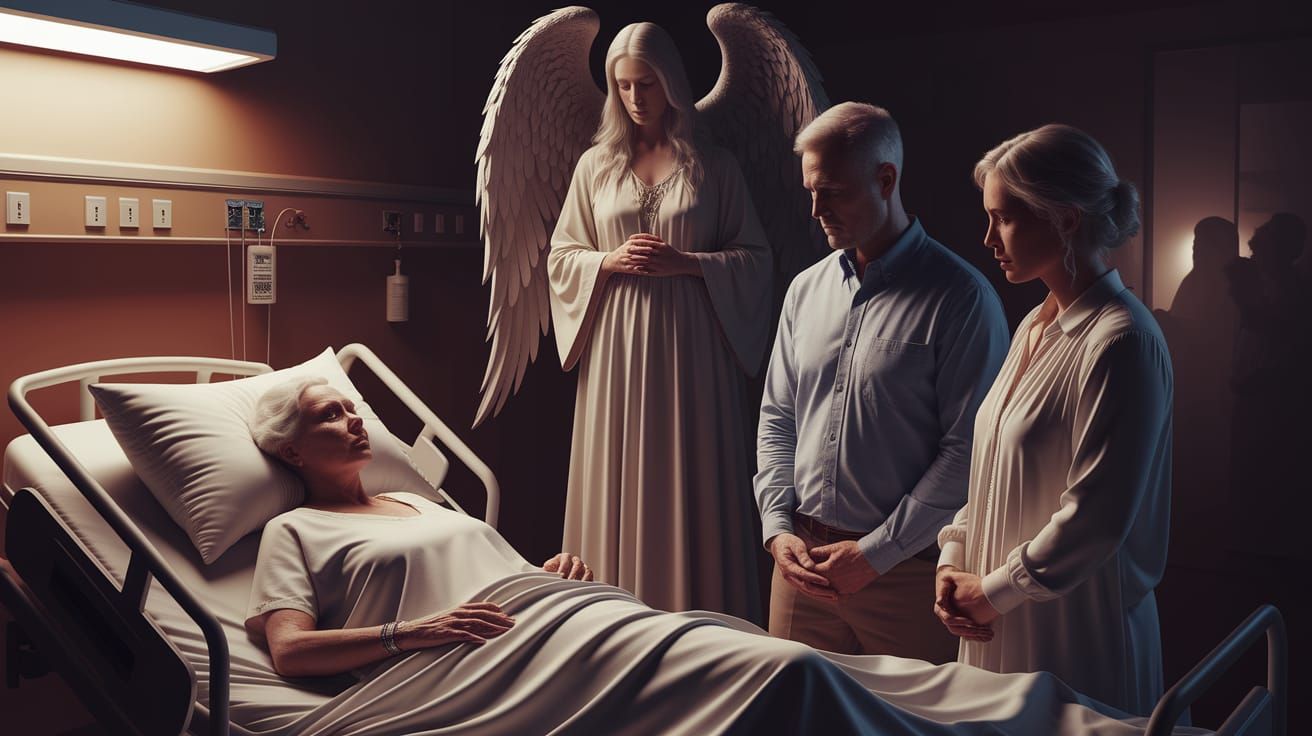 Sorrowful Vigil in a Dark Fantasy Hospital