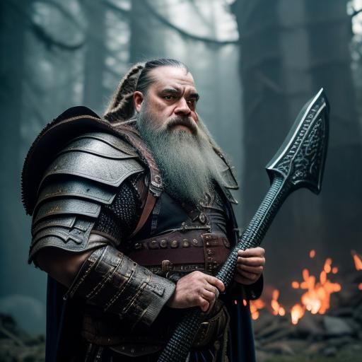 The Braided Fury: The Epic Saga of Arngerd the Grim Dwarf Wa...
