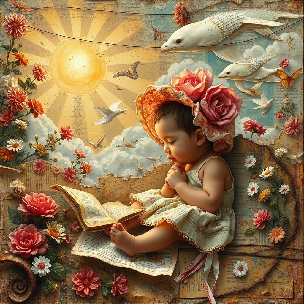 Whimsical Mixed Media Wonderland