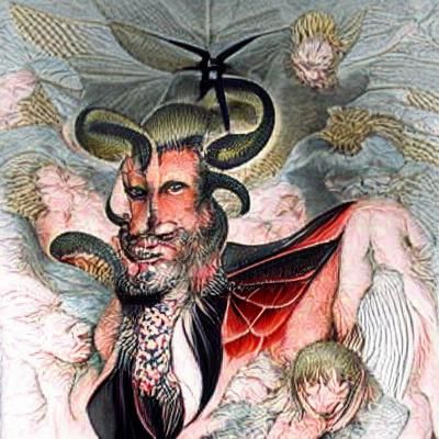 Seven Demon Names: A Simple AI Image