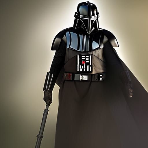 Mandolorian Vader: Epic Cinematic Digital Matte Painting