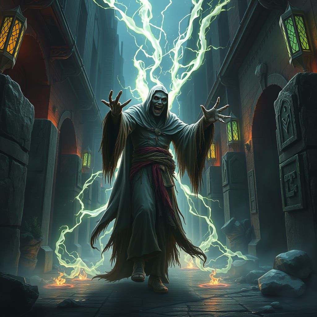 Vampire Ghost Summons Sound Waves on Eerie Street