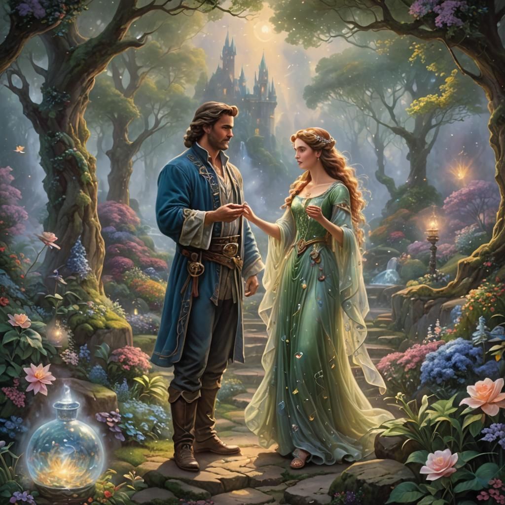 Ethereal Divine Feminine Sacred Stone Fantasy