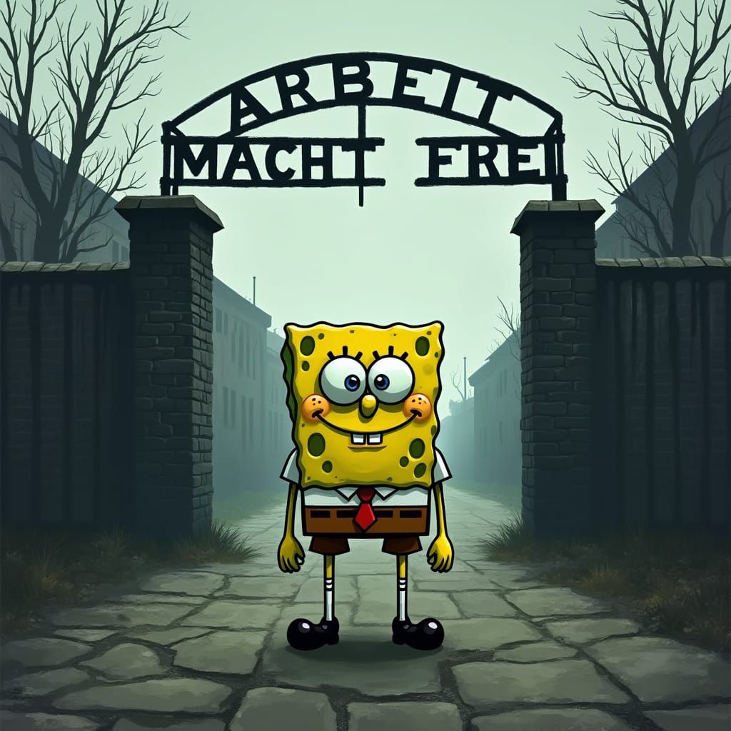 Spongebob Confronts Auschwitz's Dark History