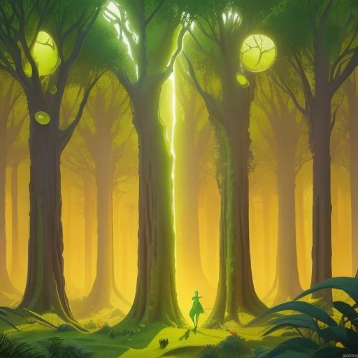 Limes Masquerading as Trees in Vibrant Forest