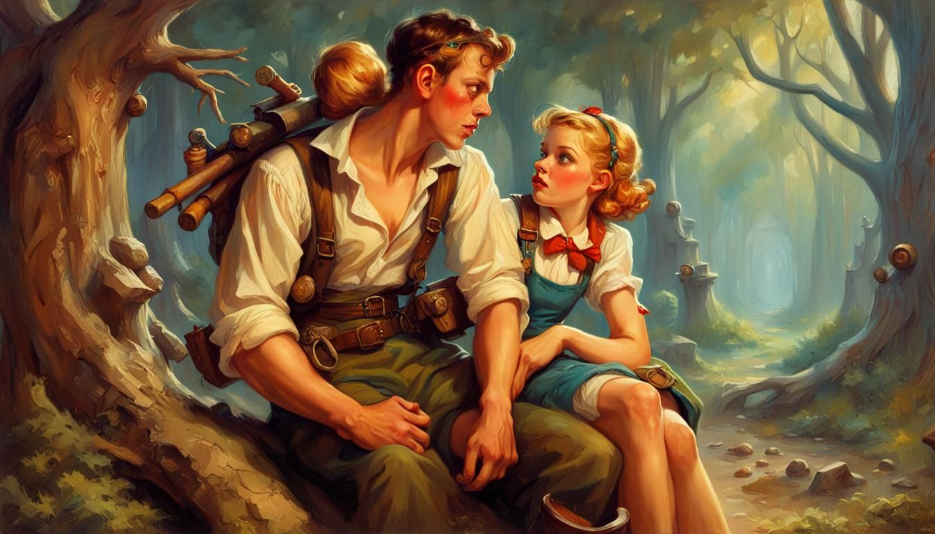 Hansel and Gretel as Monster Hunters in Dystopian World