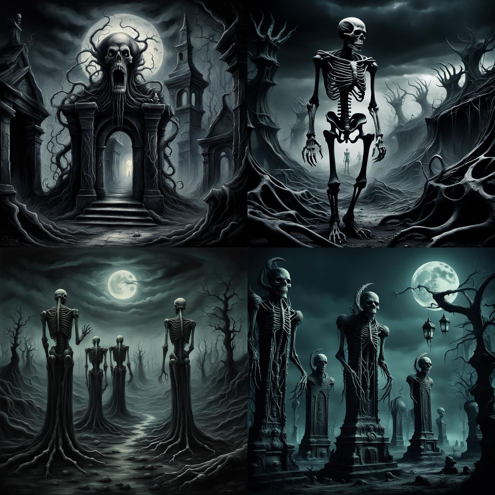 World of the Dead in Biomechanical Style