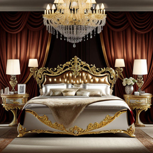 Luxurious Still Life in a Golden Aesthetic