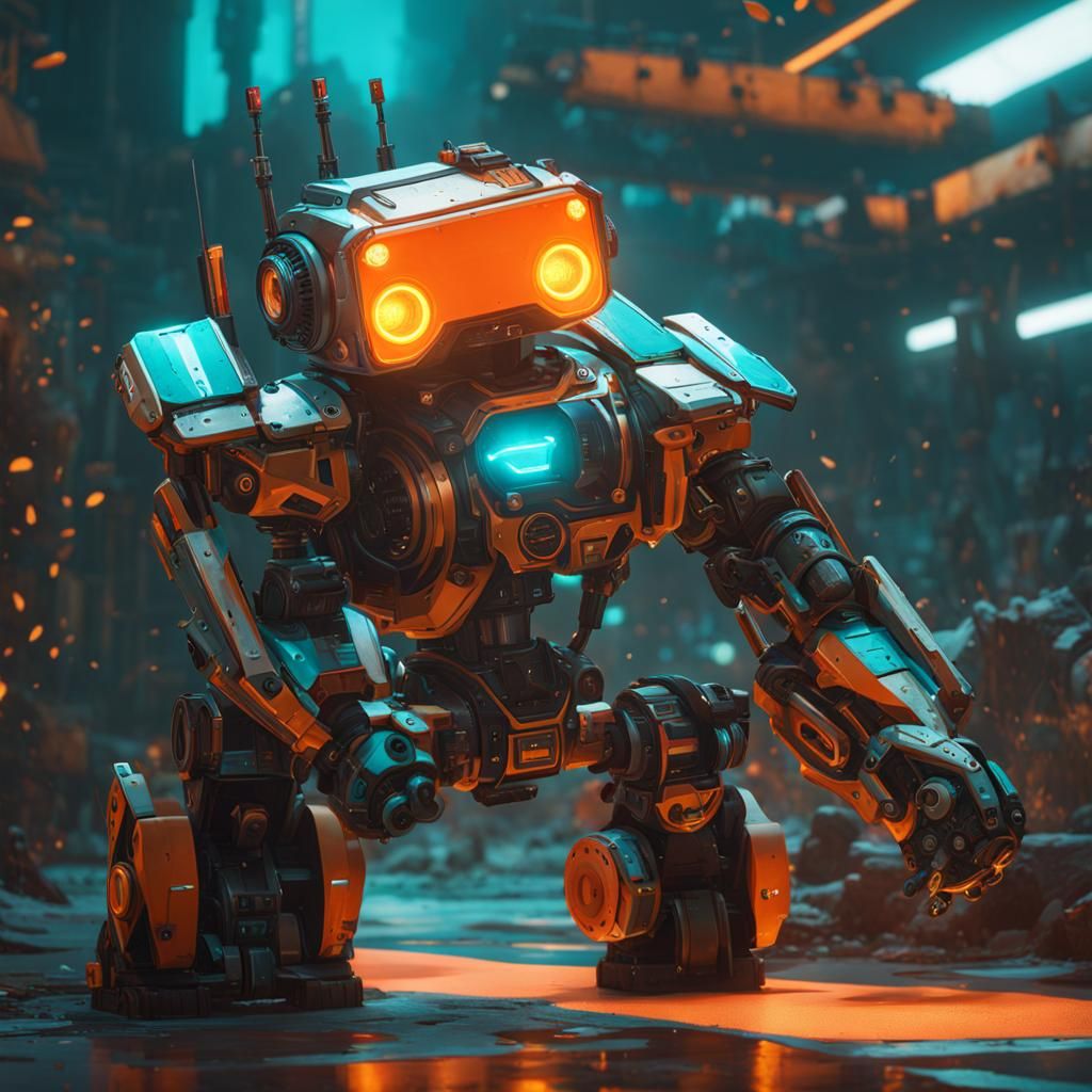 Robot Photographer Concept Art in 8K Resolution