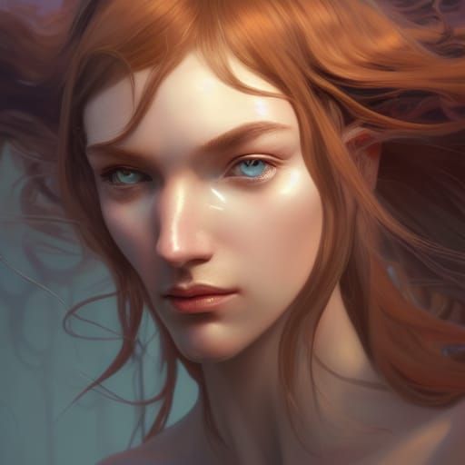 Detailed Portrait of a Centaur Girl