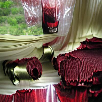 Dark Red Velvet Curtains: Luxurious Opulence
