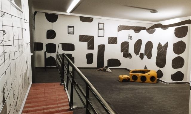 Surreal Liminal Space Architecture at Night