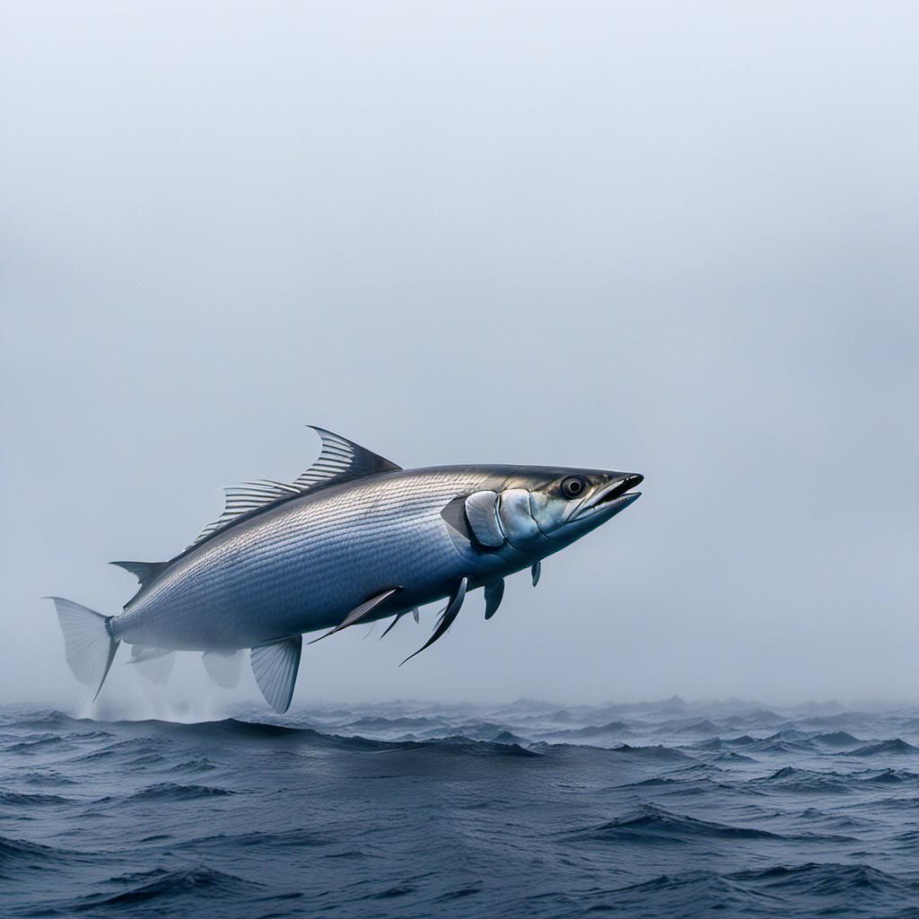 Indian Ocean Island Patrolled by Flying Fish in 3D