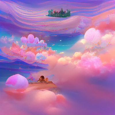 Surreal Dreamscape: A Landscape of Wonder