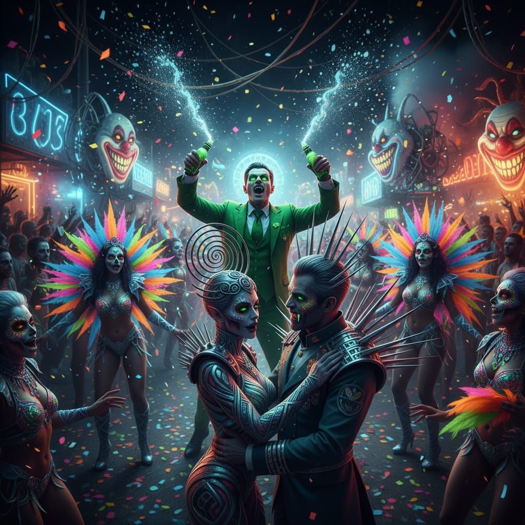 Vampire Carnival Party in Rio de Janeiro