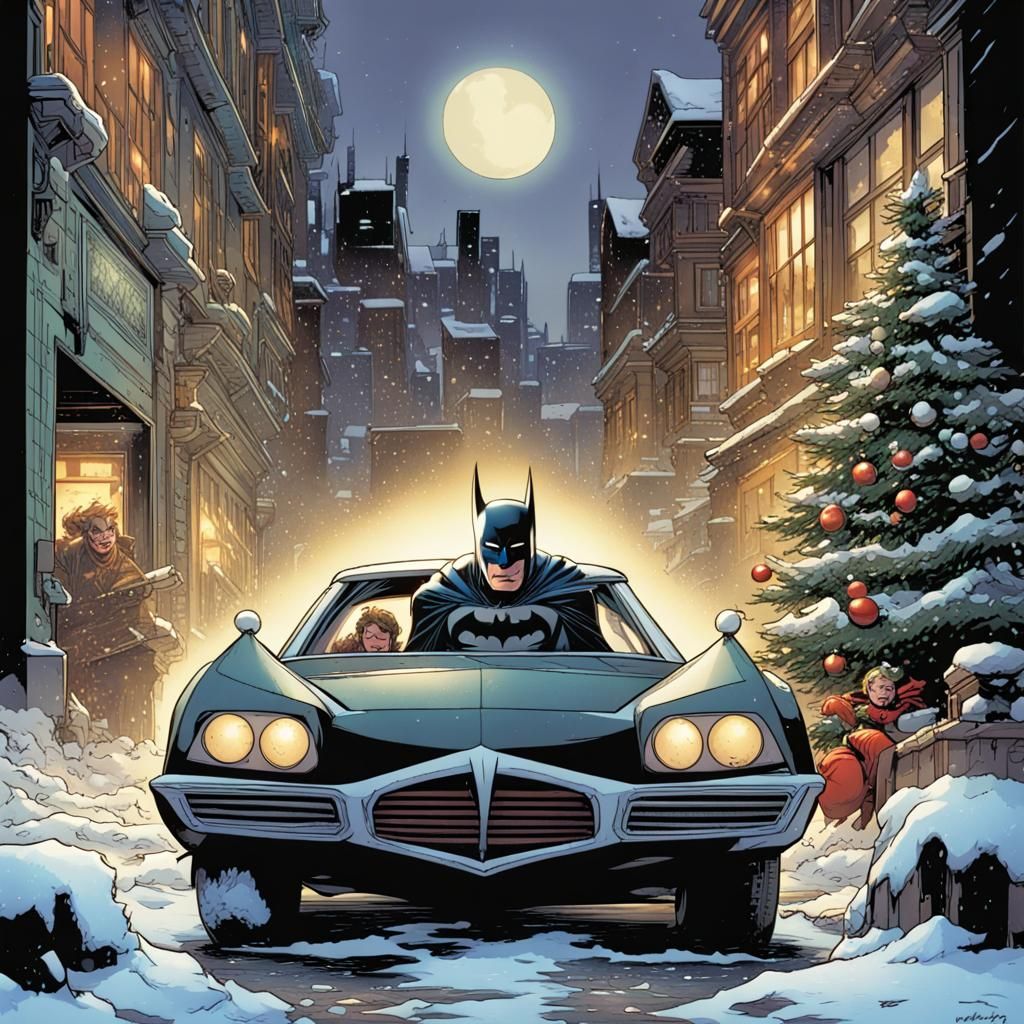 Jingle bells, Batman smells,
Robin laid an egg,
Batmobile, l...