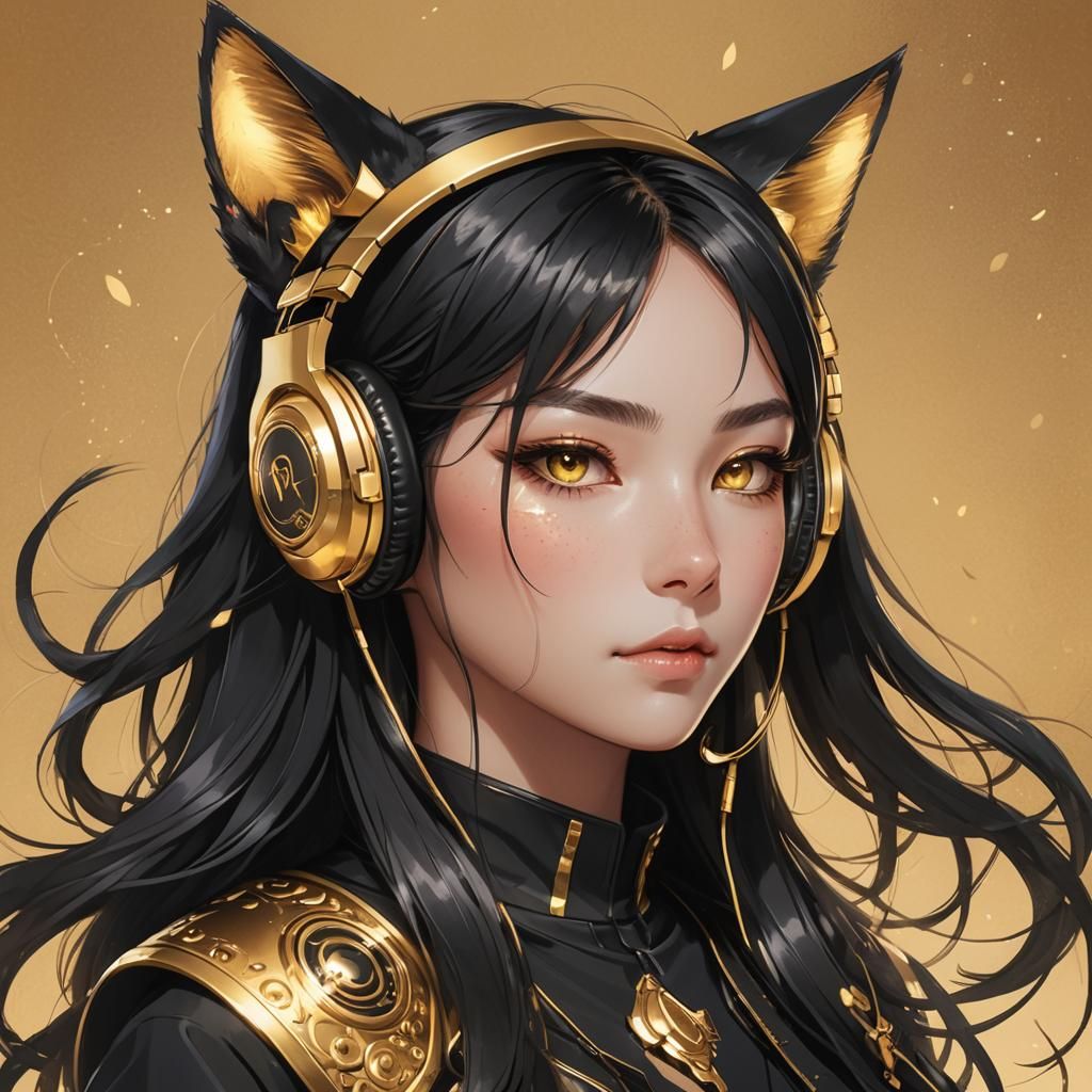 Stylish Kitsune Woman