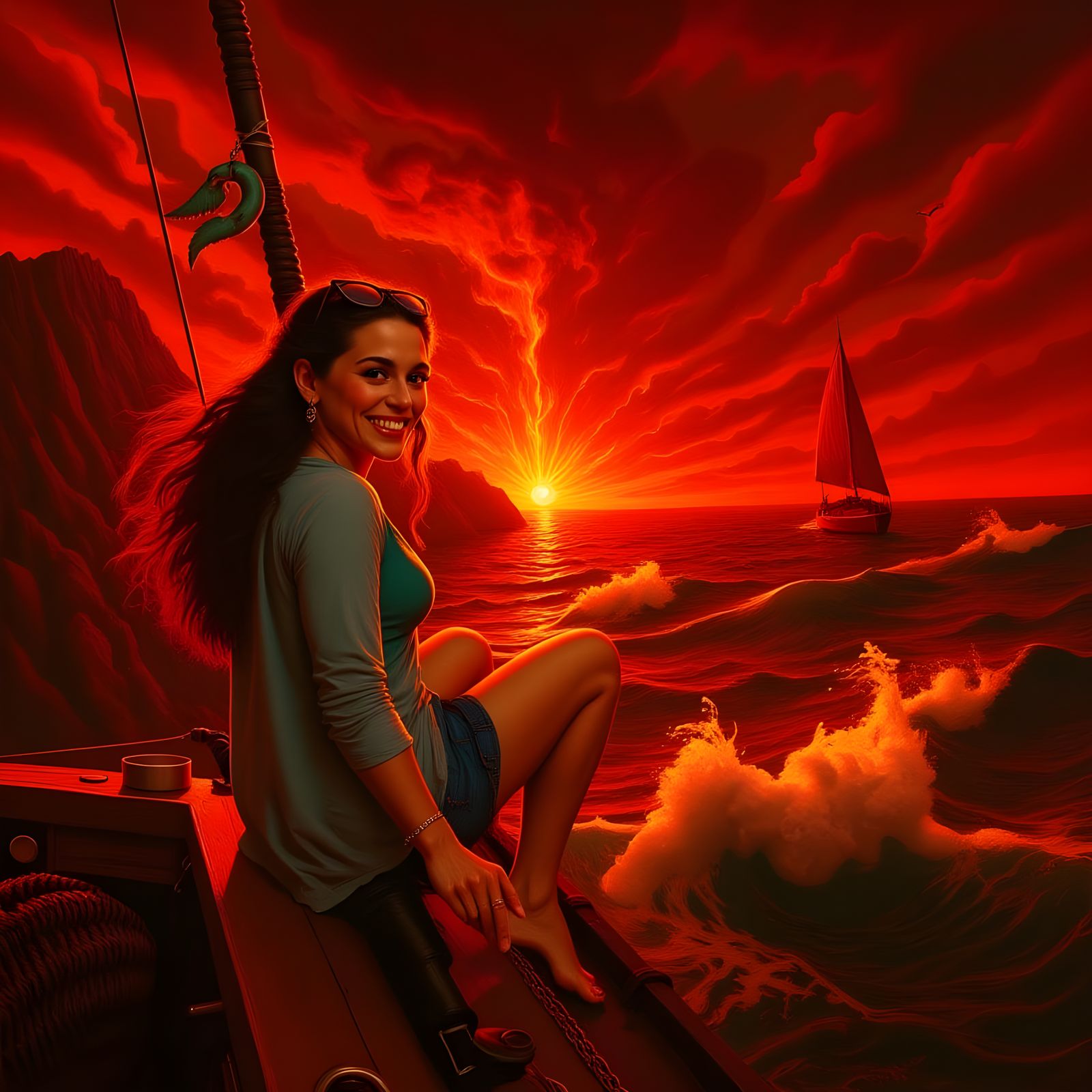 Becky Sails Hell: Maximalist Album Art