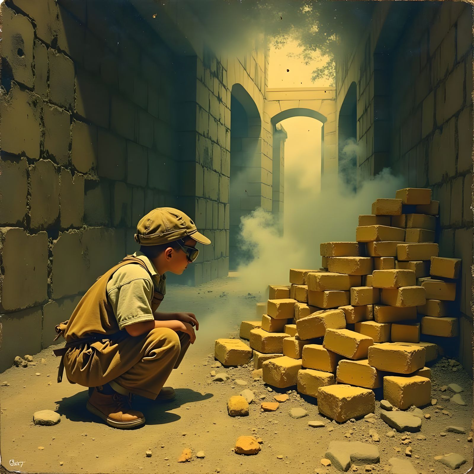 Surreal Ghostly Chamber Unveiled in Secret Room