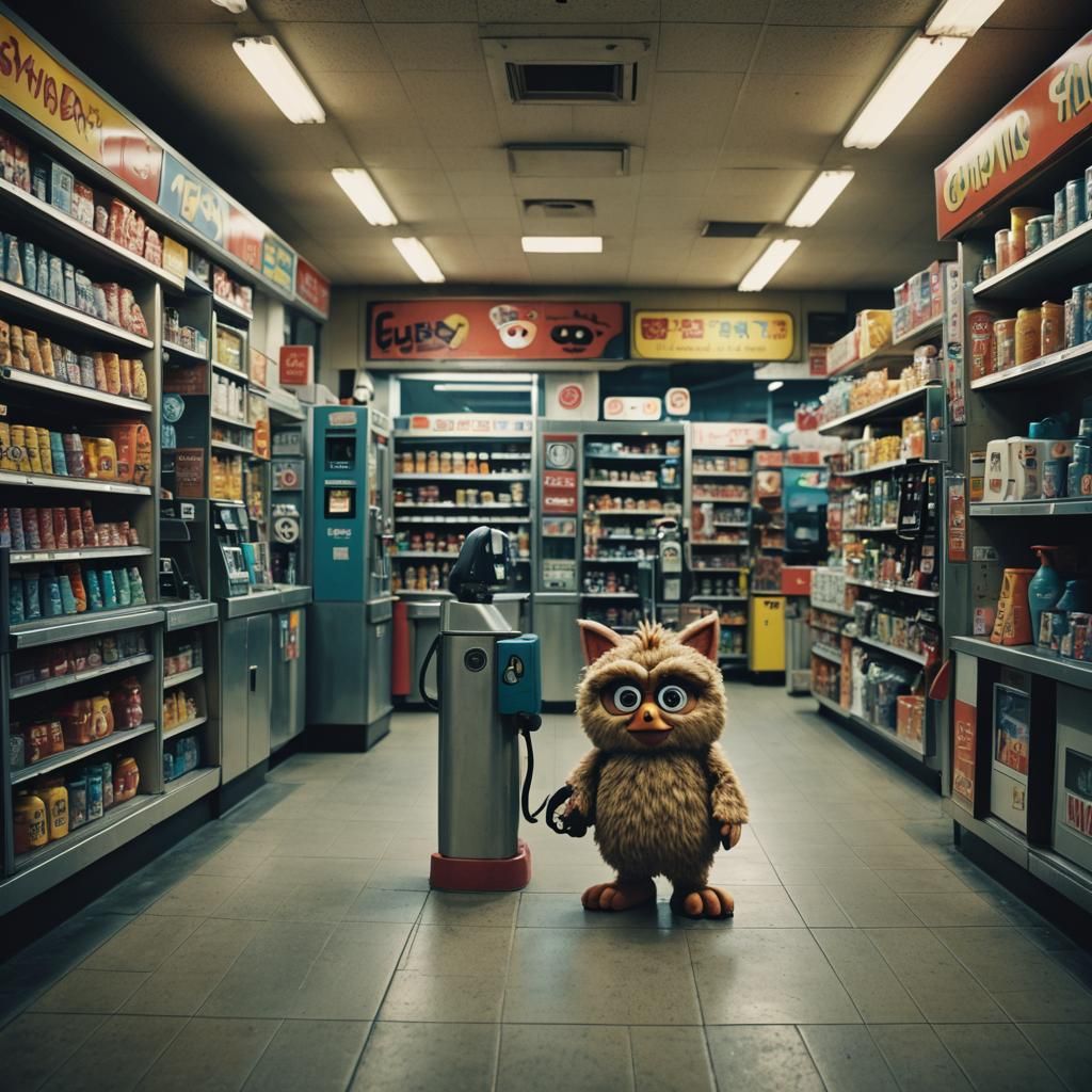 Furby Robbery Captured on Gas Station CCTV