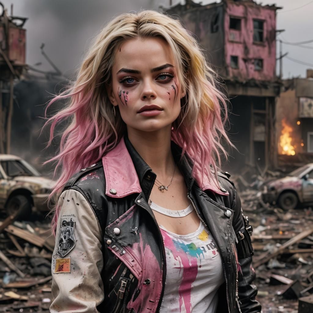 Post-Apocalyptic Gothic-Punk Warrior Portrait